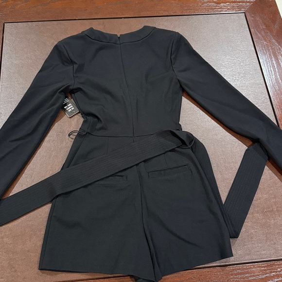 NWT express black long sleeve romper XXS - Picture 4 of 4
